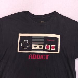 Nintendo Entertainment System Short SleeveT Shirt Adult Mens Size XL Black